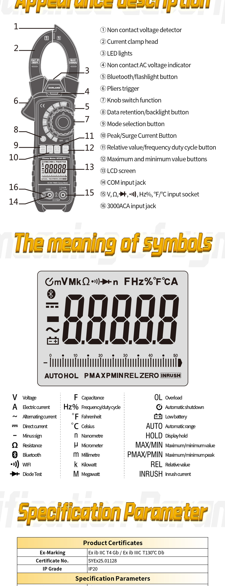 Kelep&ccedil;e &Ouml;l&ccedil;er DT95 EX 详情页 EN_09 